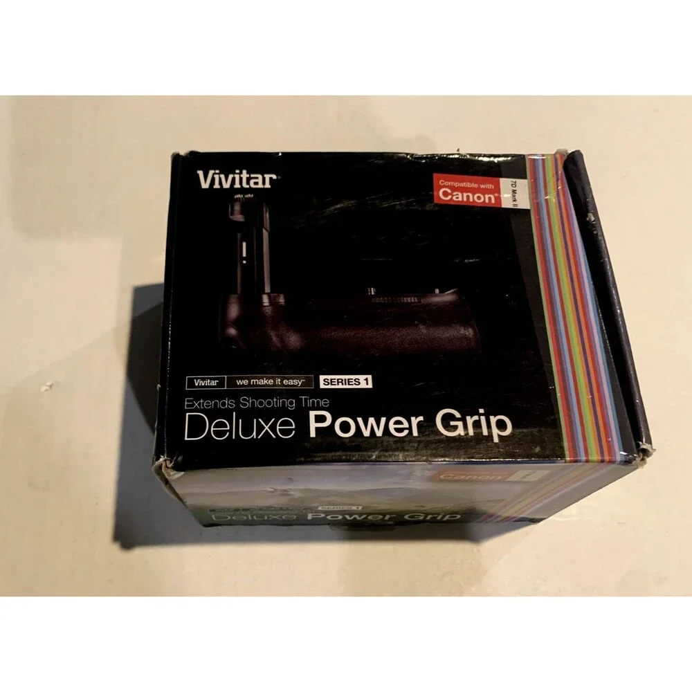 Vivitar Deluxe Power Grip for Canon 7D Mark II #VIV-PG-7DMII (SEE PHOTOS)